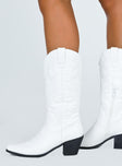 Therapy Clayton Boots White