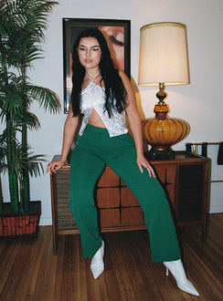 Princess Polly   Joplin Pants Green