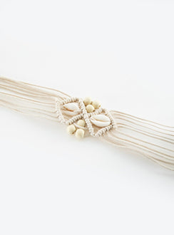 Woven belt Tie fastening