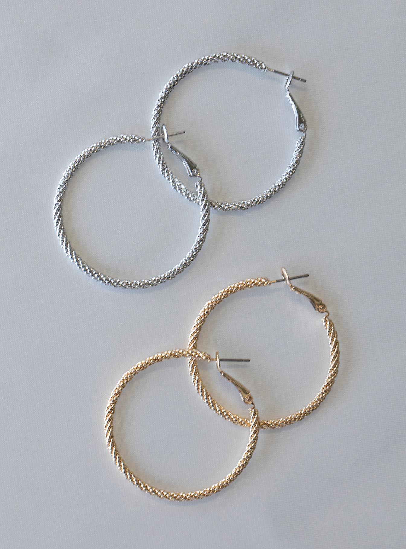 Fischer Hoop Earring Pack Gold / Silver