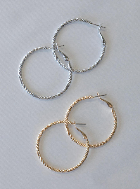 Fischer Hoop Earring Pack Gold / Silver