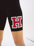 Harvard University Bike Shorts Black