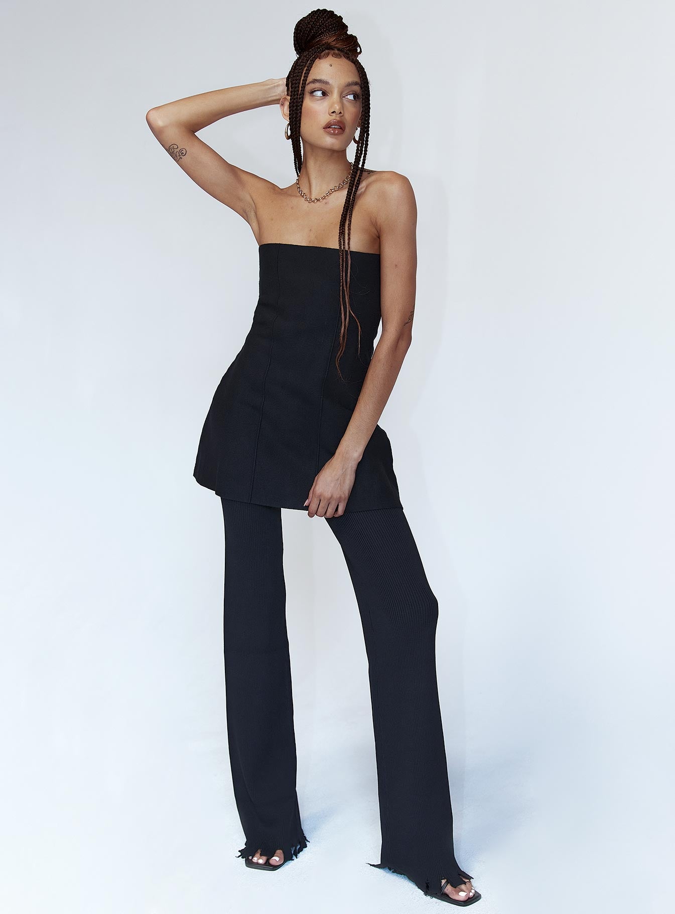 Anderson Strapless Top Black