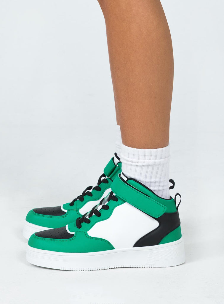 Berness Rylee Sneakers Green / White