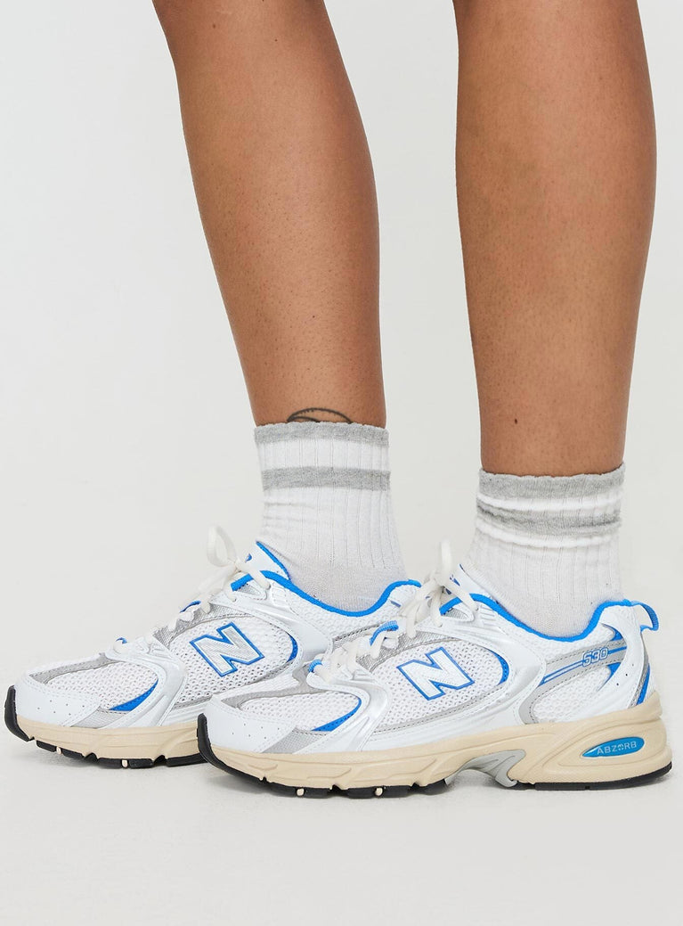 New Balance 530 Pearl White / Oasis Blue