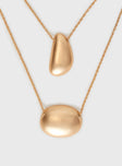Boone Necklace Gold