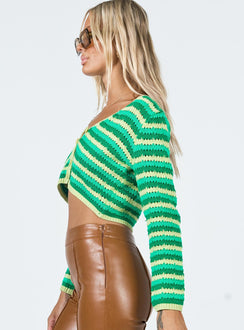 Taesha Cardigan Green