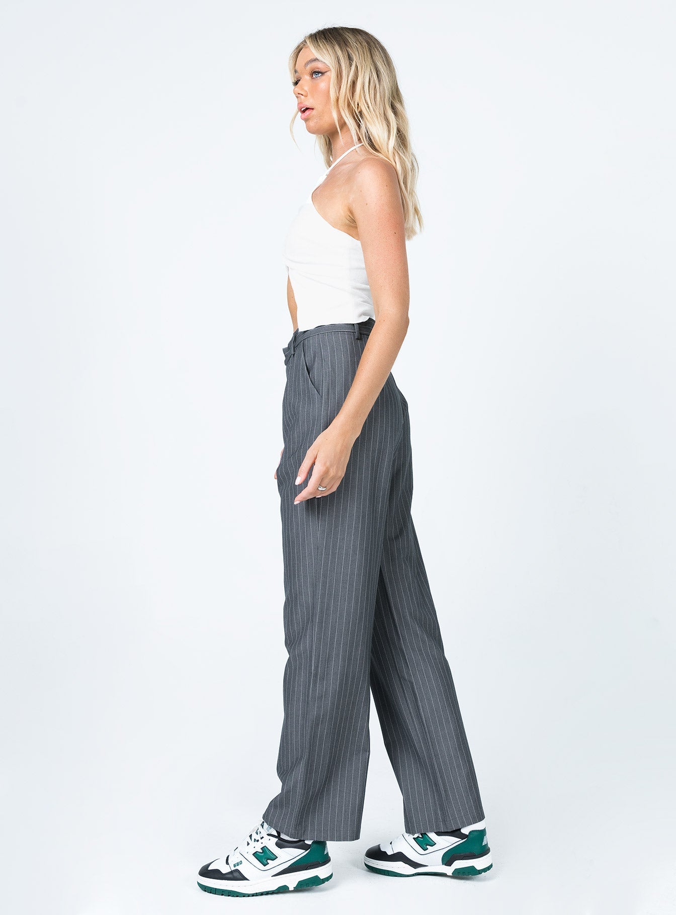 Princess Polly   Joplin Pants Grey