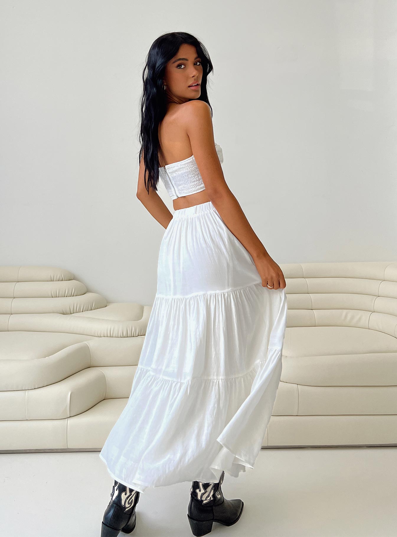 Shop Formal Dress White Set Allie