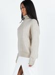 Oswin Turtleneck Sweater Oatmeal