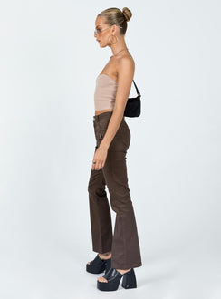 Princess Polly   Neiko Pants Brown
