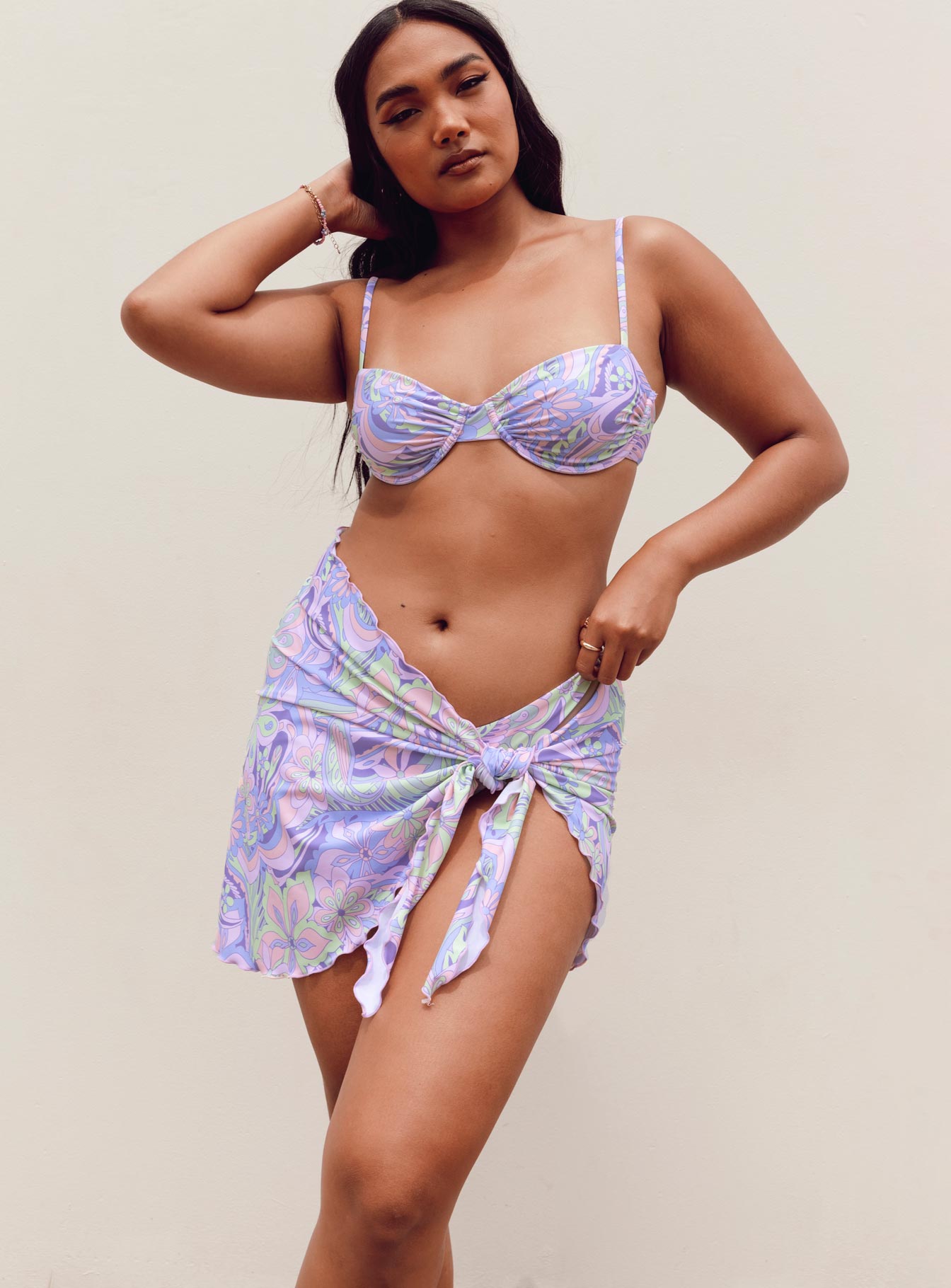 Paradise Sarong Purple Multi