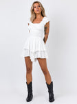 The Love Galore Playsuit White Lower Impact