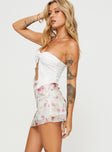 Moreau Mini Skirt Pink/white