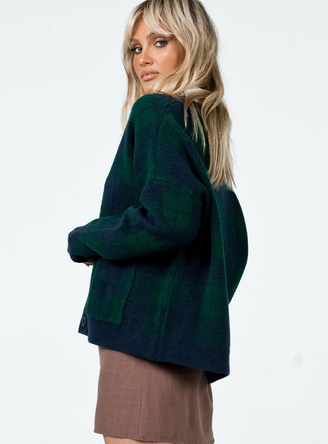 Jerrell Cardigan Navy Princess Polly  long 