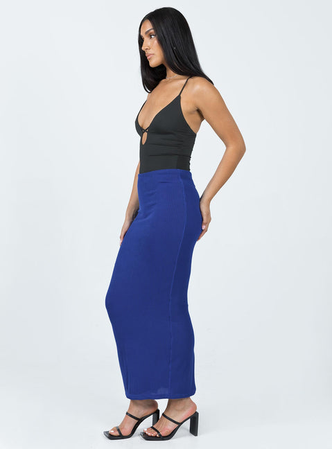 Salte Maxi Skirt Blue