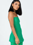 Anderson Strapless Top Green