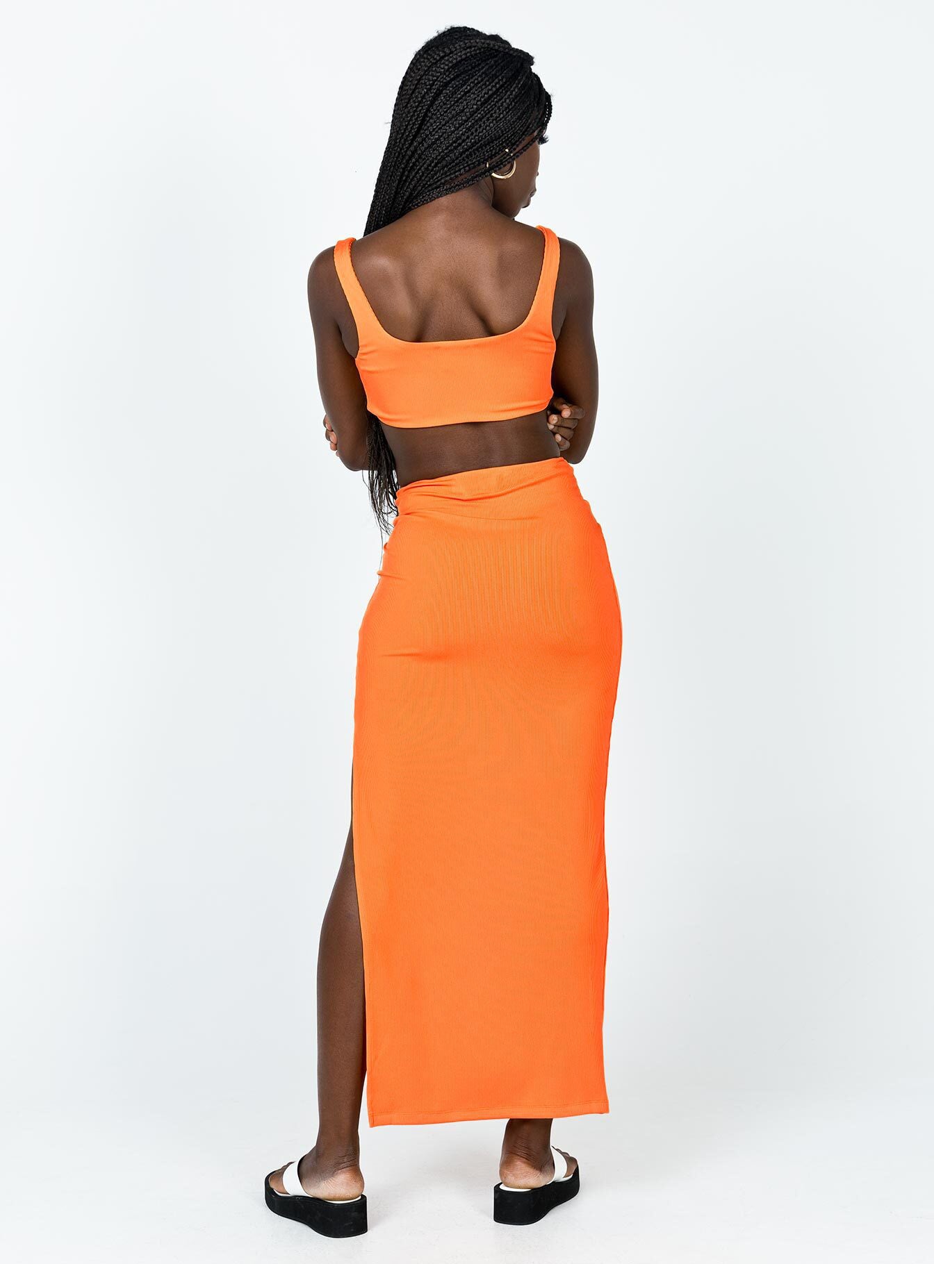 Shop Formal Dress - Jessie Set Orange third image