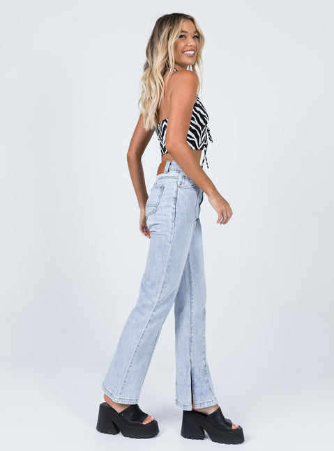 Princess Polly High Rise  Michael Denim Jeans Blue