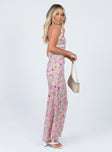 Princess Polly Sweetheart Neckline  Emily Maxi Dress Pink Floral