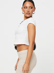 Celsey Top White