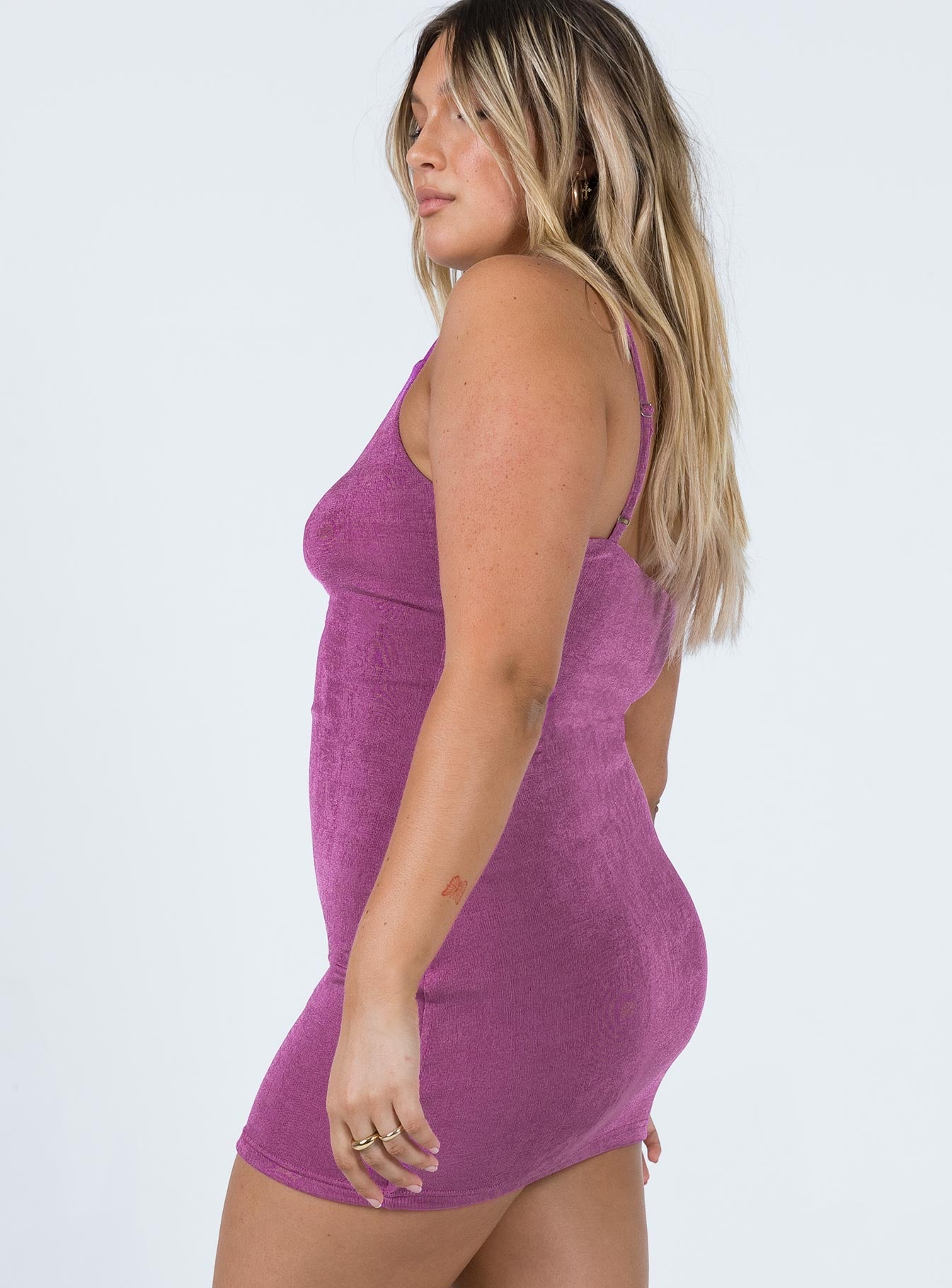 Princess Polly   Dream Boat Mini Dress Purple