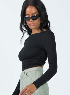 Long sleeve top Knot detail at back