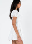 Princess Polly Sweetheart Neckline  Lavine Mini Dress White