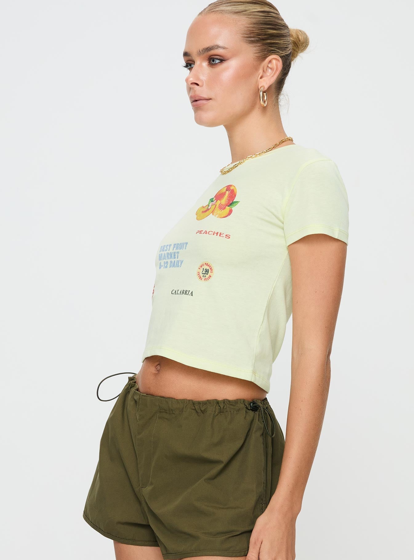 Yellow Graphic tee