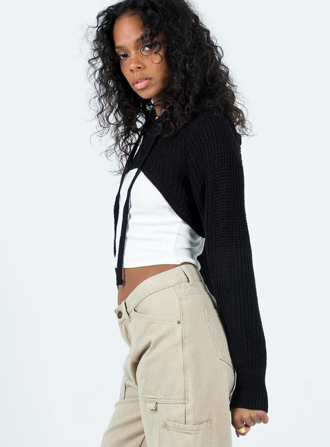 Cotter Bolero Black Princess Polly  Cropped 