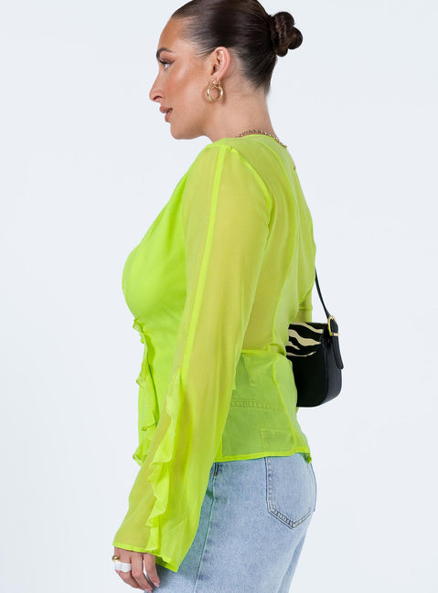 Rema Long Sleeve Top Green
