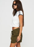 Clark Shorts Olive Princess Polly mid-rise 