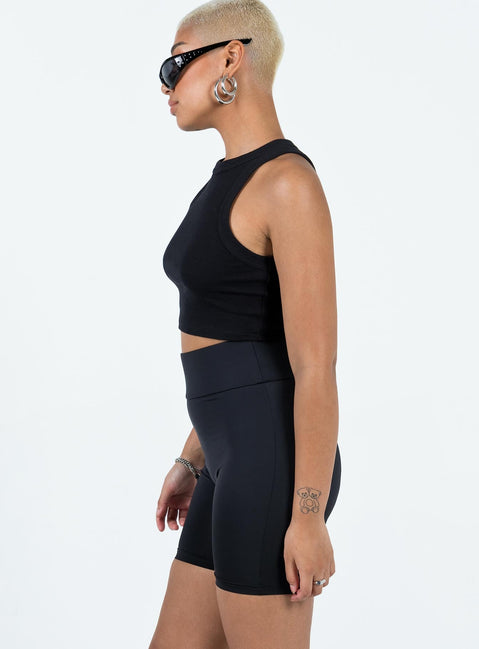 Bike shorts Thick elasticated waistband  Good stretch