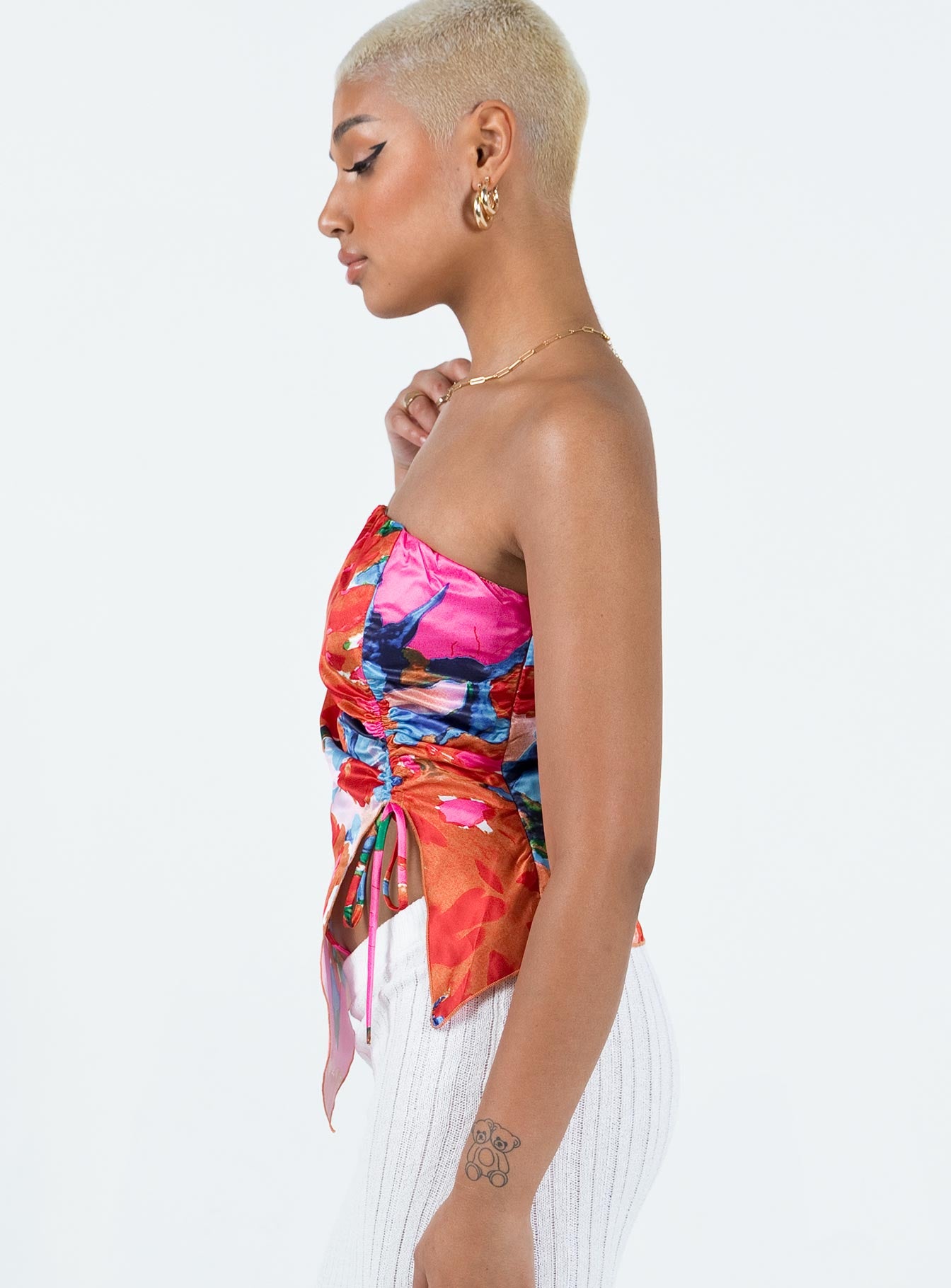 Brassie Strapless Top Multi