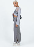 Elderbery Cargo Maxi Skirt Grey