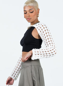 Alexina Bolero White