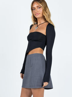 Selby Mini Skirt Grey