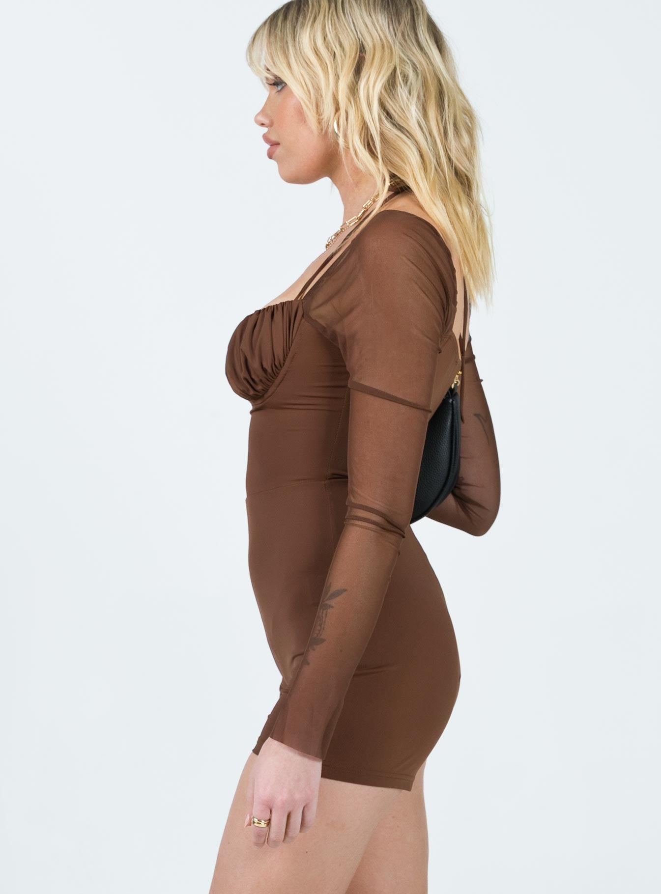 Robyn Romper Brown