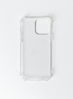 iPhone case Princess Polly Exclusive Gold-toned reflective back Clear plastic sides