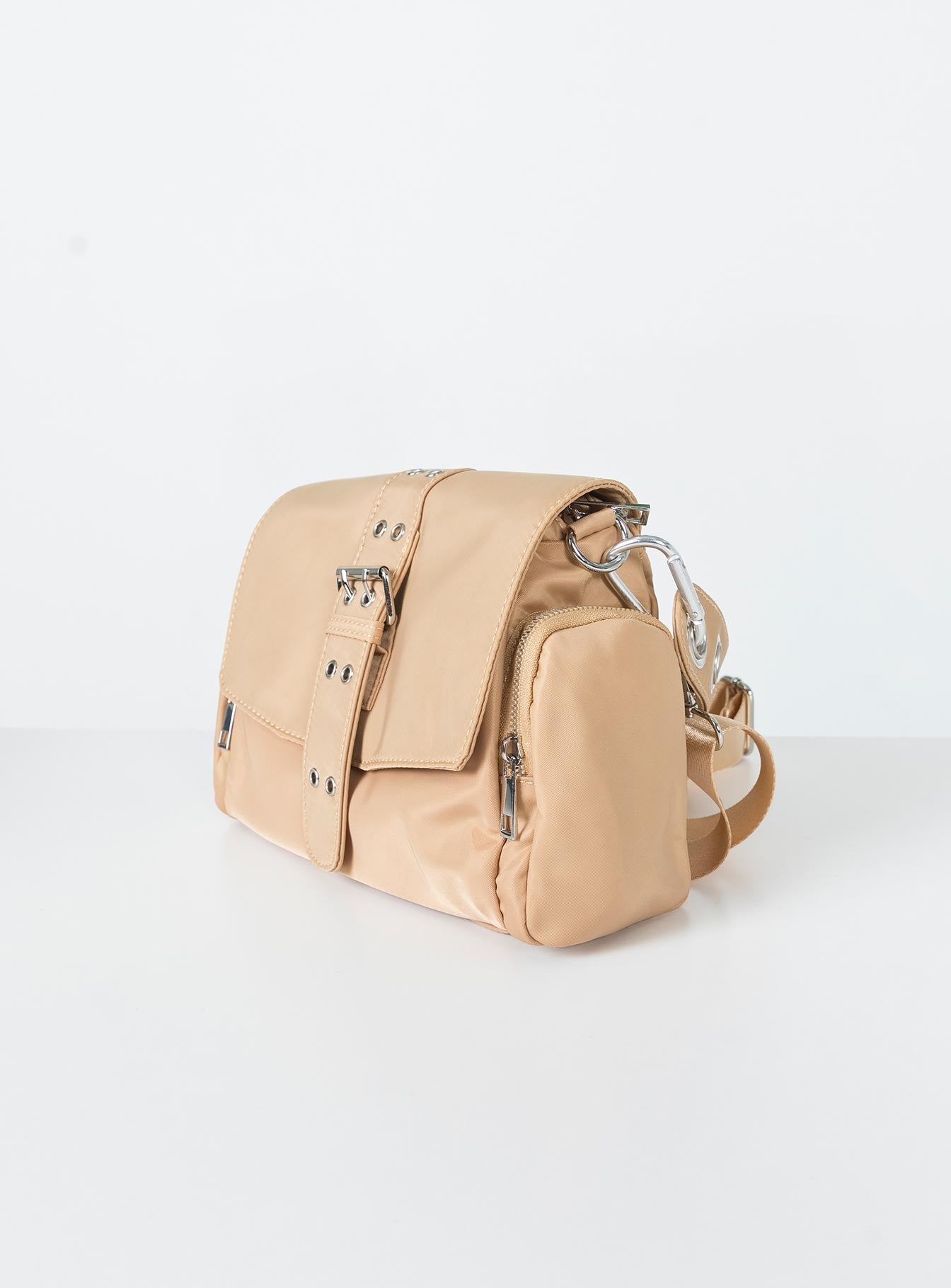 Julietta Utility Crossbody Bag Beige