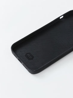 iPhone case Hard plastic back  Plaid print  Rubber edges 