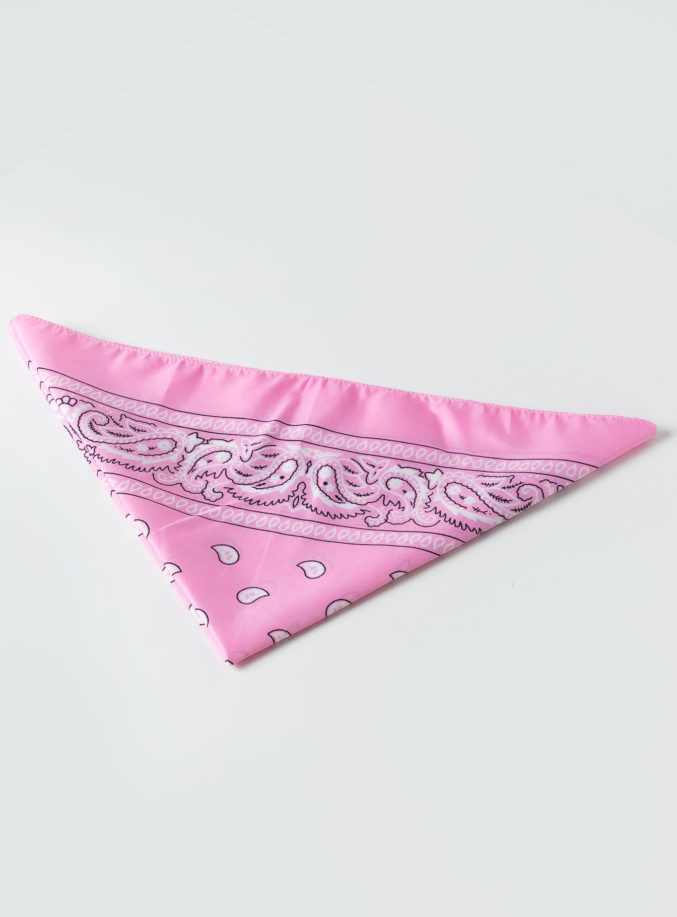 Pink bandana Paisley print