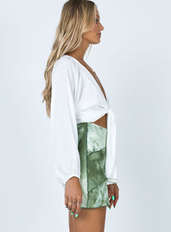 Ivy Mini Skirt Green