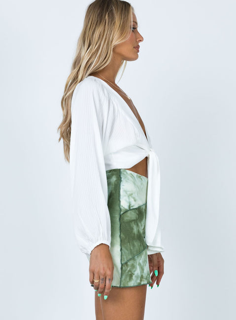 Ivy Mini Skirt Green