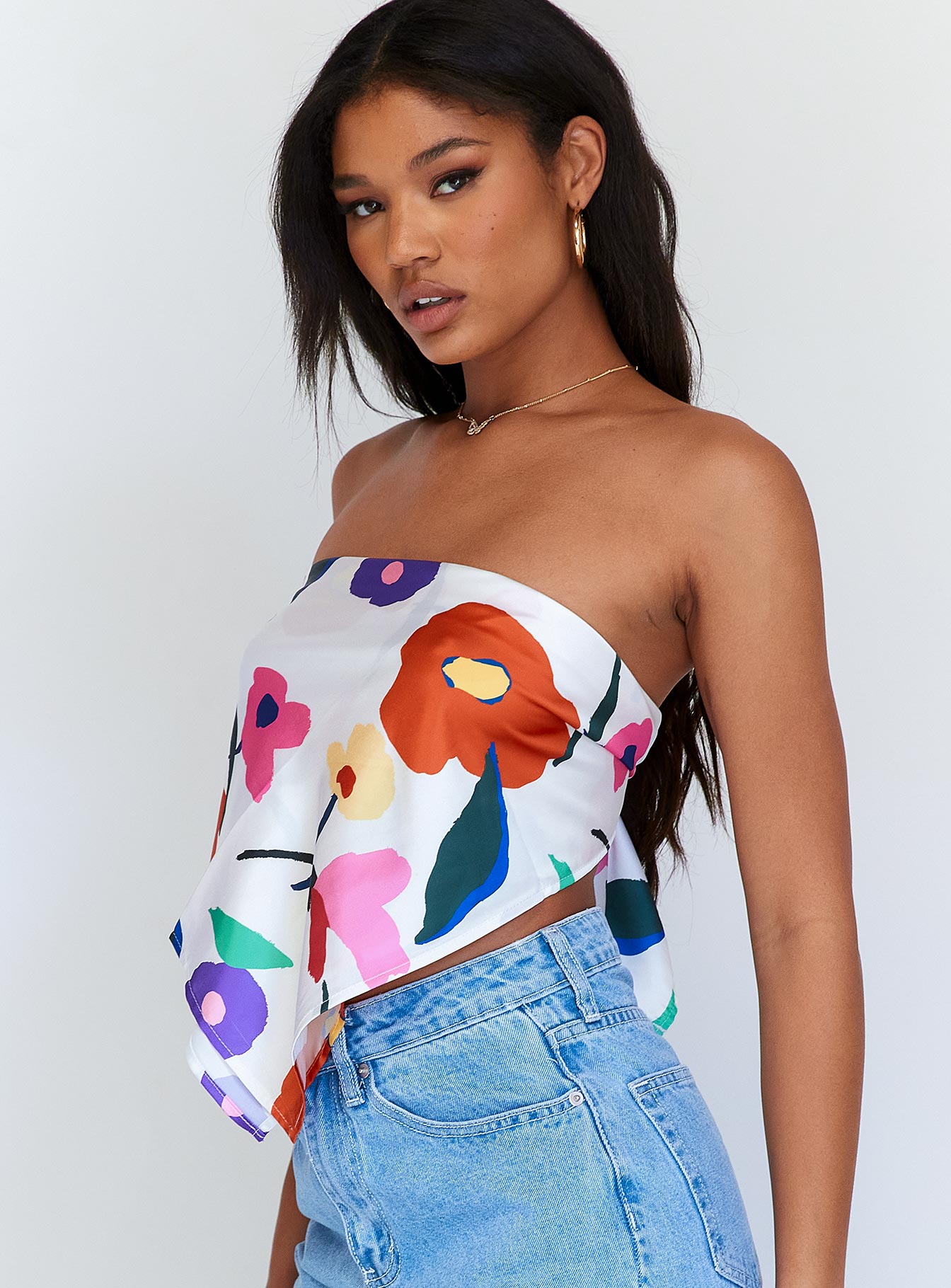 Painterly Hair Scarf