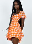 Princess Polly   Danny Mini Dress Orange