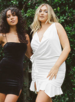 Devotion Mini Dress White Eco