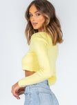 The Michael Top Yellow