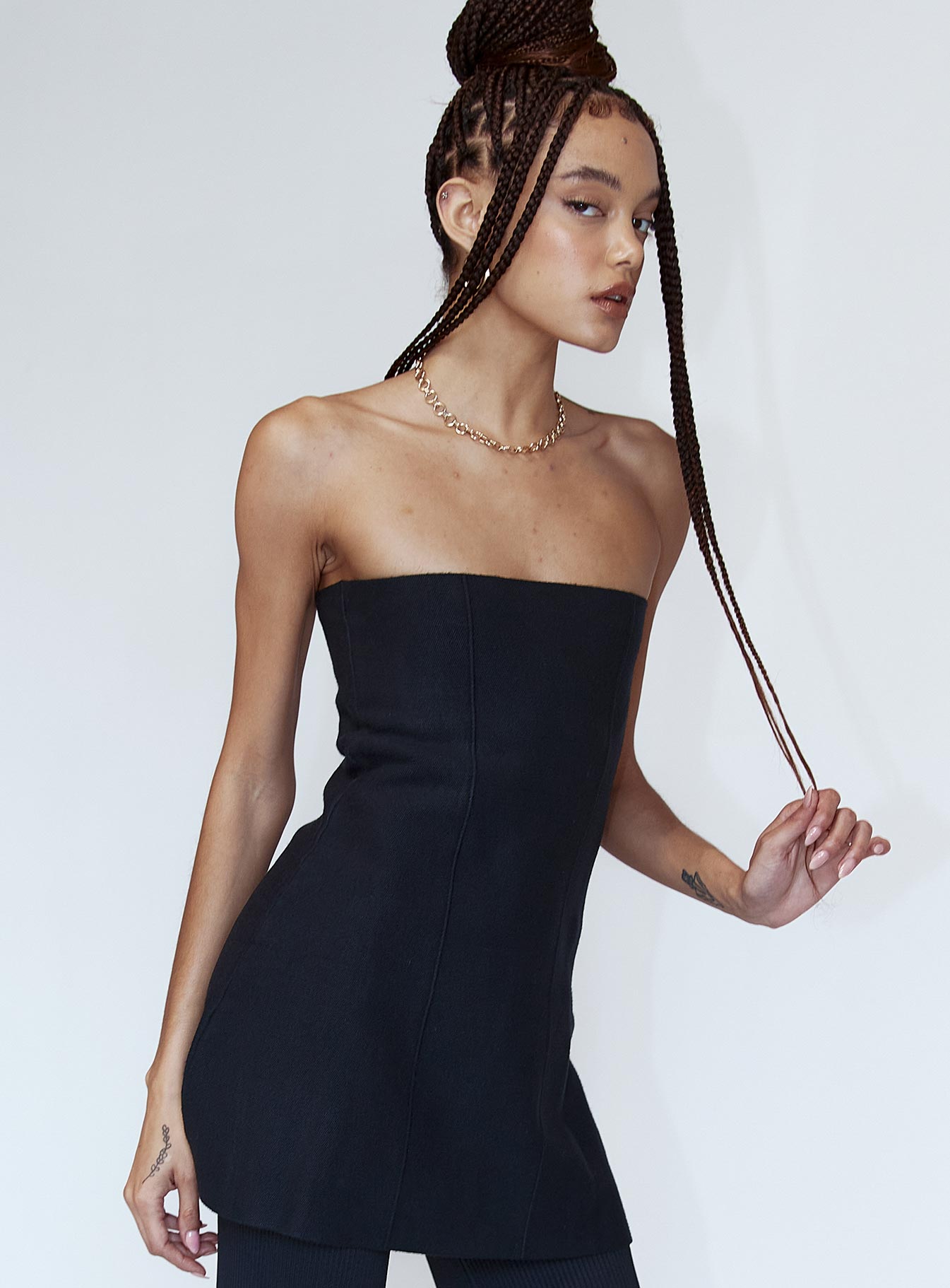 Anderson Strapless Top Black