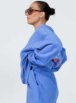 It's A Vibe Crewneck Sweatshirt Blue